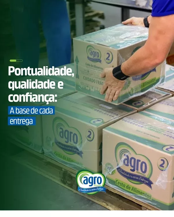 Pontualidade, qualidade e confiança: A base de cada entrega da Agro Alimentos